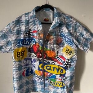 Cultiv8 identity crisis plaid shirt
